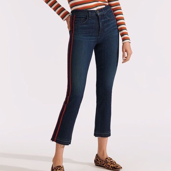 NWT Carolyn High-Rise Baby-Boot Jean - Picture 2 of 14